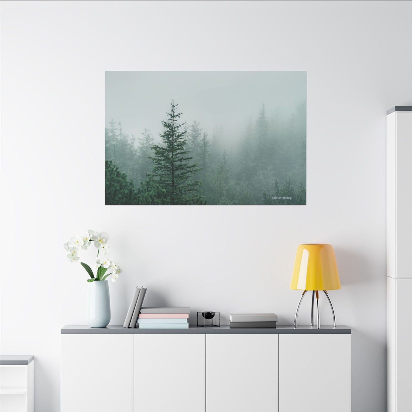 Forest Trees, Matte Canvas, Stretched, 0.75"