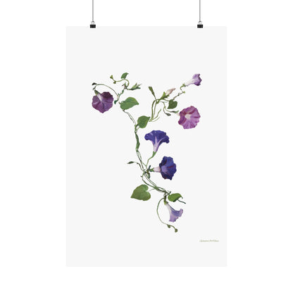 Floral, Matte Vertical Poster