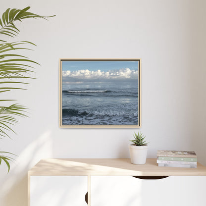 Ocean - Matte Canvas, Framed (Natural)