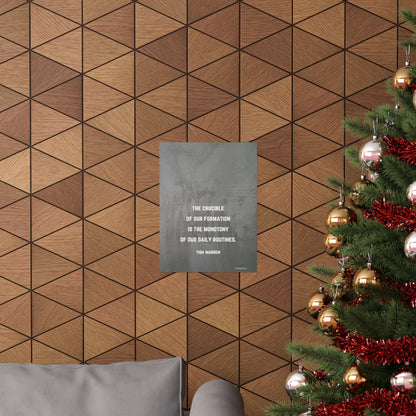 Tish Warren Quote,Inspirational Matte Vertical Poster