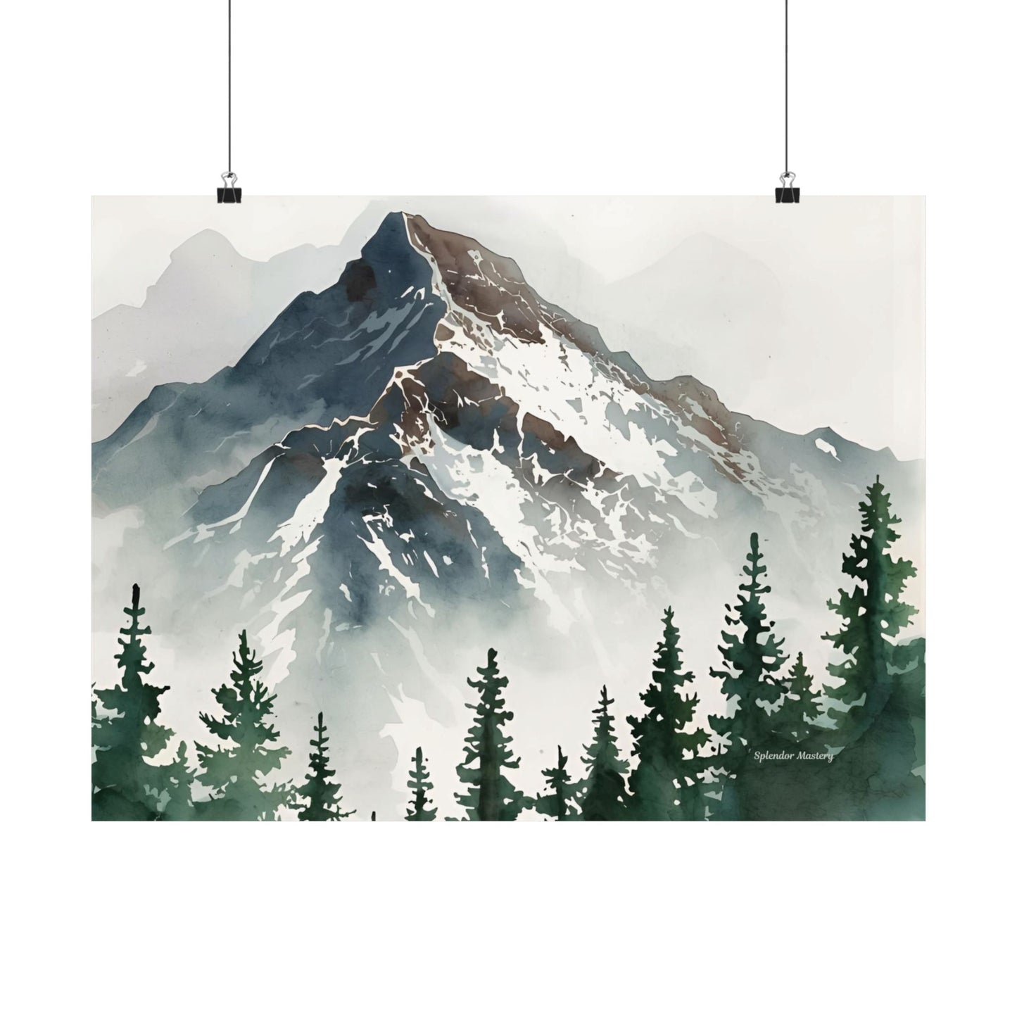 Mountain, Matte Horizontal Poster