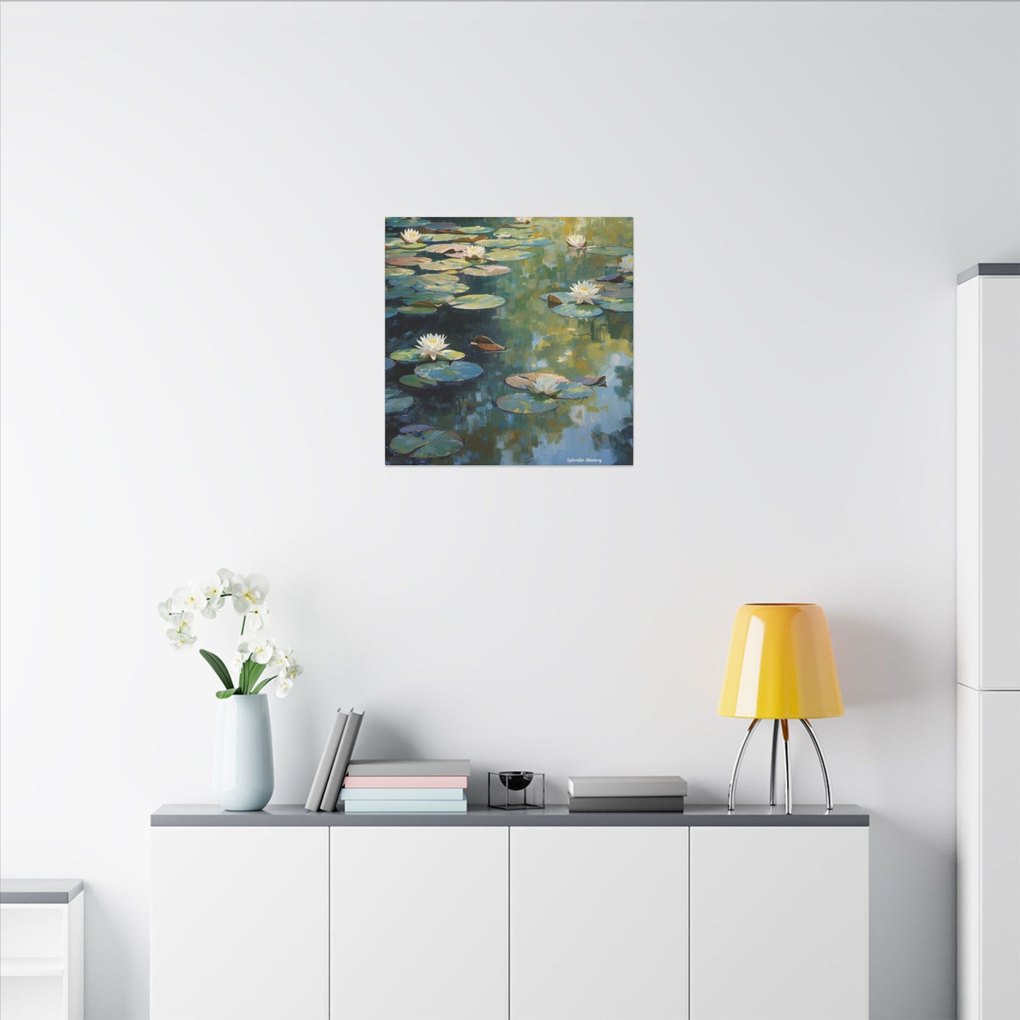 Water Lilies, Matte Canvas, Stretched, 0.75"