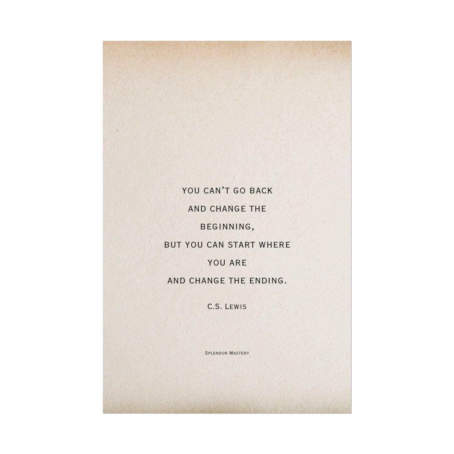 C.S. Lewis Quote, Poster