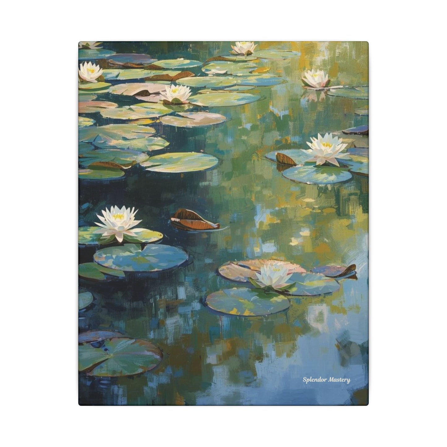 Water Lilies, Matte Canvas, Stretched, 0.75"