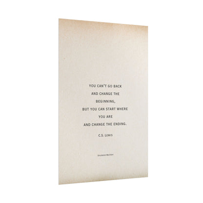 C.S. Lewis Quote, Poster