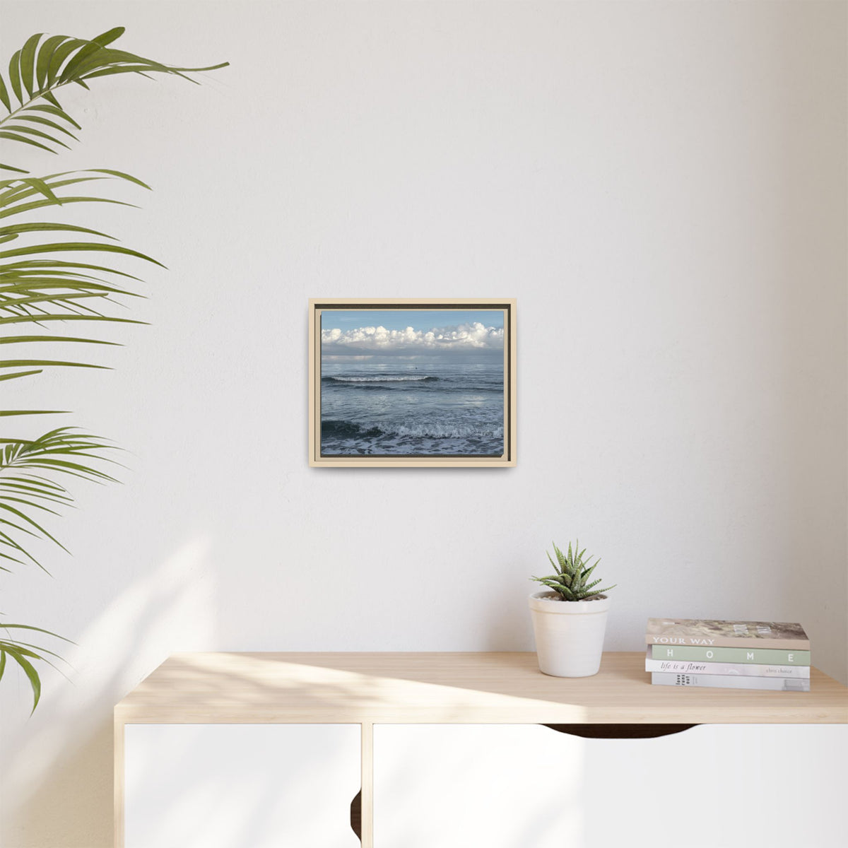 Ocean - Matte Canvas, Framed (Natural)