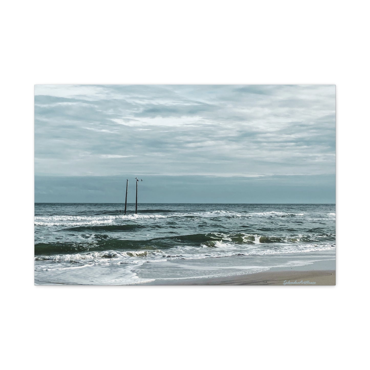 Ocean, Matte Canvas, Stretched, 1.25"