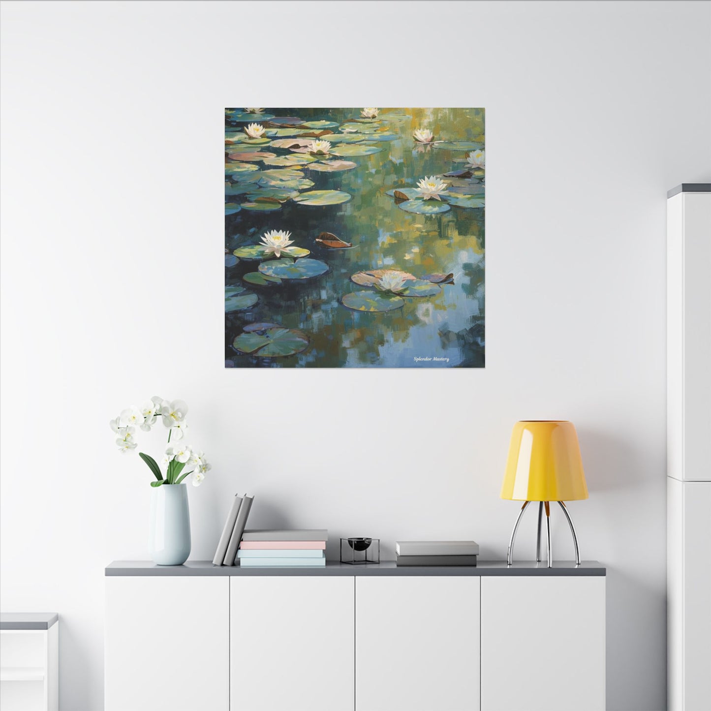 Water Lilies, Matte Canvas, Stretched, 0.75"