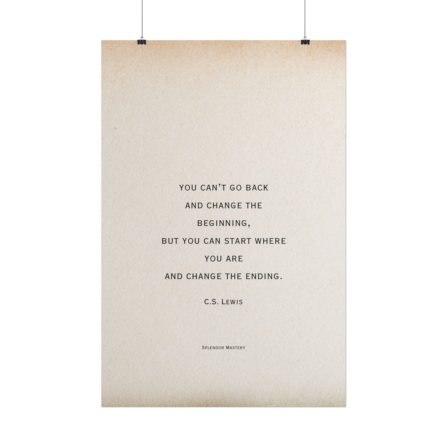 C.S. Lewis Quote, Poster