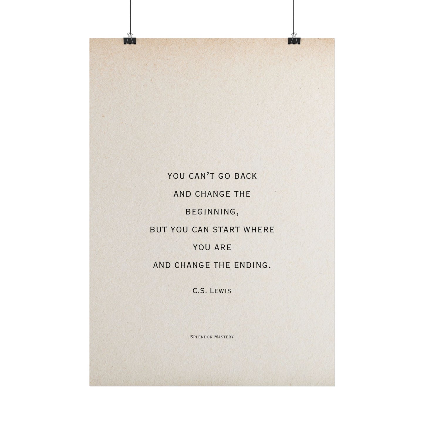 C.S. Lewis Quote, Poster