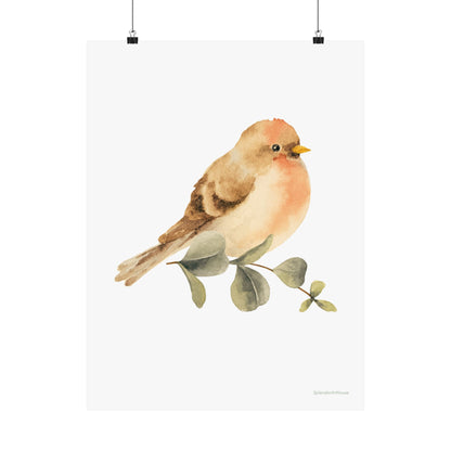 Bird, Matte Vertical Poster