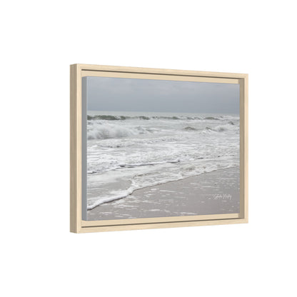 Ocean - Matte Canvas, Framed (Natural)
