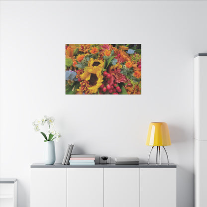 Floral, Matte Canvas, Stretched, 0.75"