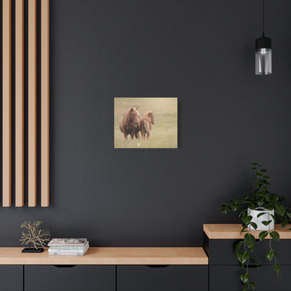 Wild Horses, Matte Canvas, Stretched, 1.25"