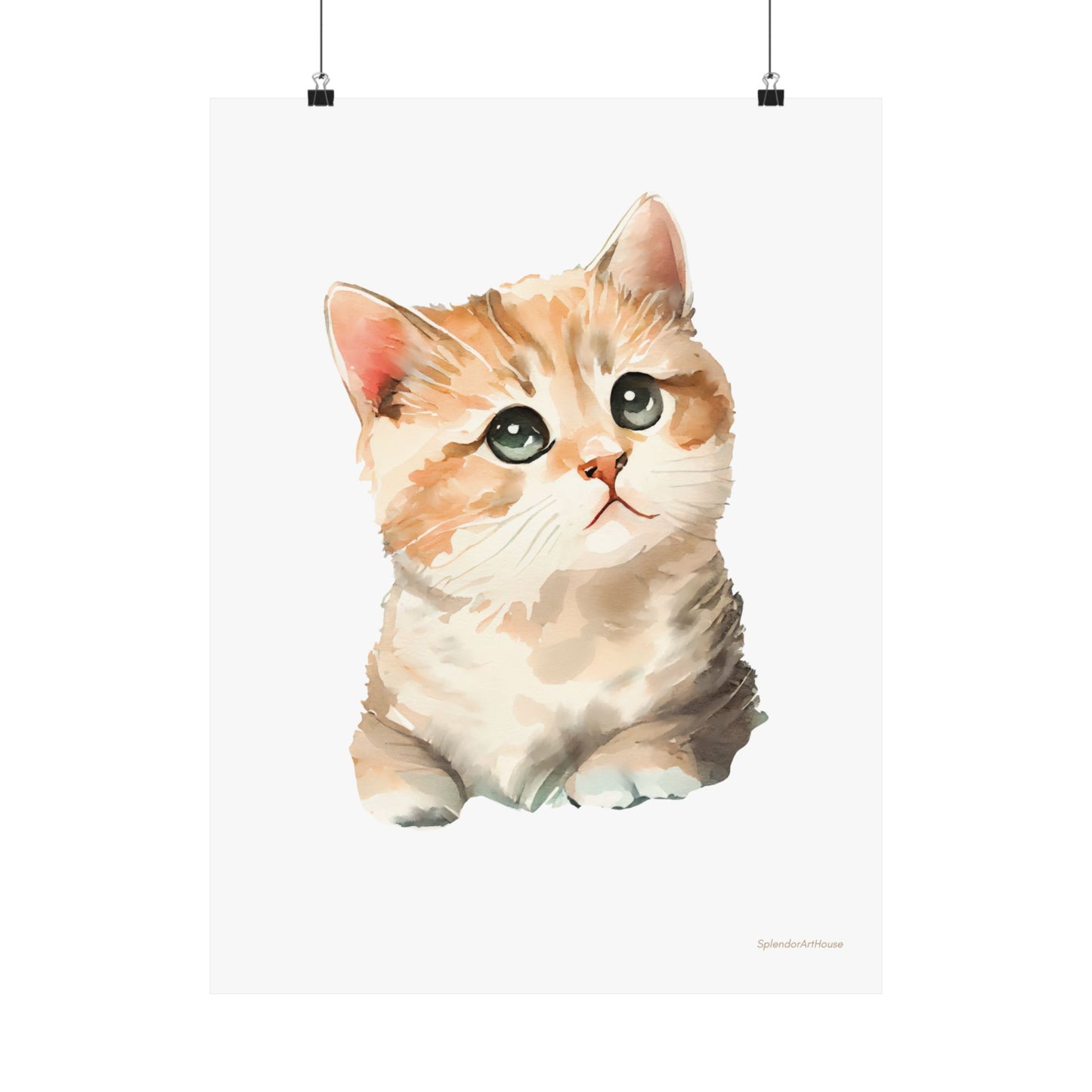 Kitten, Matte Vertical Poster