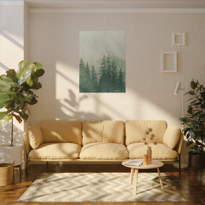 Forest Trees, Matte Canvas, Stretched, 0.75"