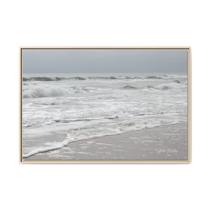 Ocean - Matte Canvas, Framed (Natural)