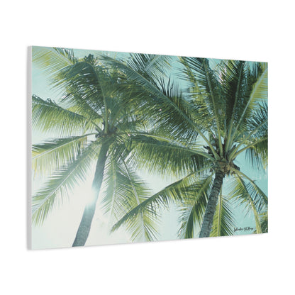 Palm Trees, Matte Canvas, Stretched, 1.25"