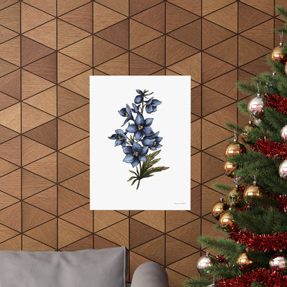 Floral, Matte Vertical Poster