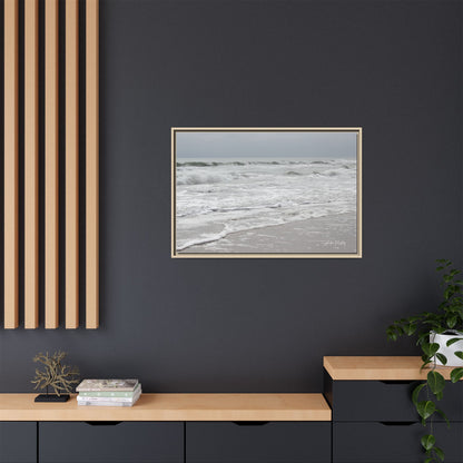 Ocean - Matte Canvas, Framed (Natural)