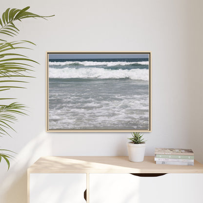 Ocean - Matte Canvas, Framed, Natural