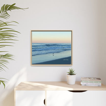 Ocean, Matte Canvas, Framed (Natural)