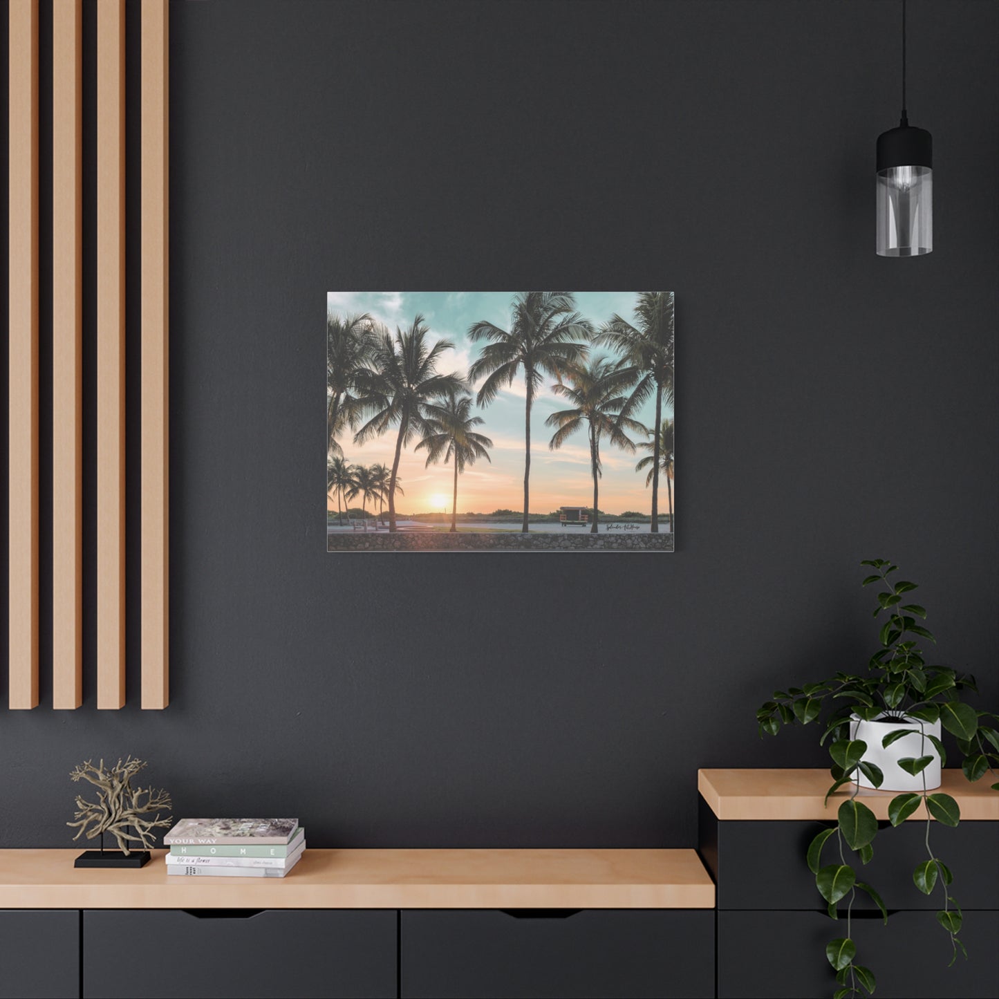 Palm Trees, Matte Canvas, Stretched, 1.25"