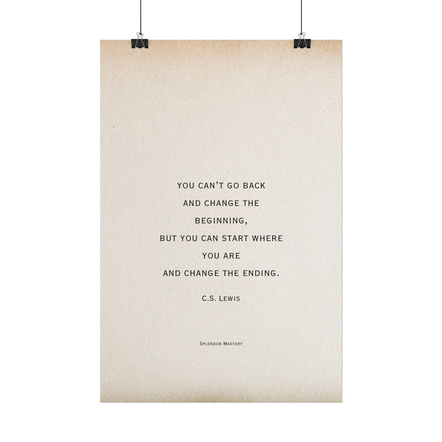 C.S. Lewis Quote, Poster