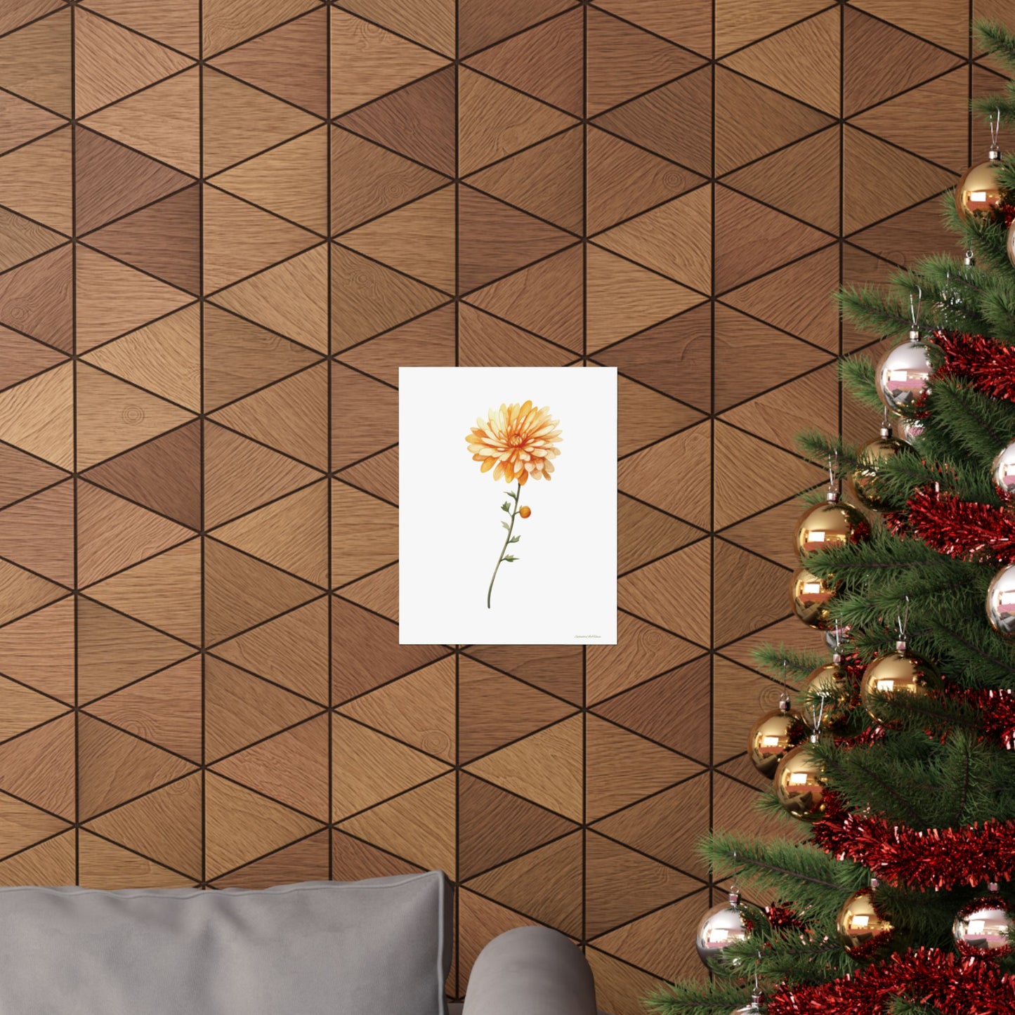 Floral, Matte Vertical Poster
