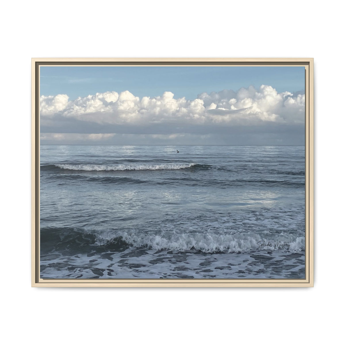 Ocean - Matte Canvas, Framed (Natural)