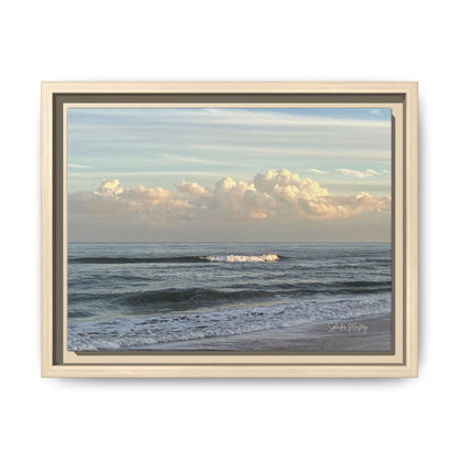 Ocean - Matte Canvas, Framed (Natural)