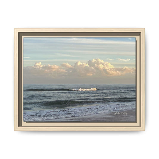 Ocean - Matte Canvas, Framed (Natural)