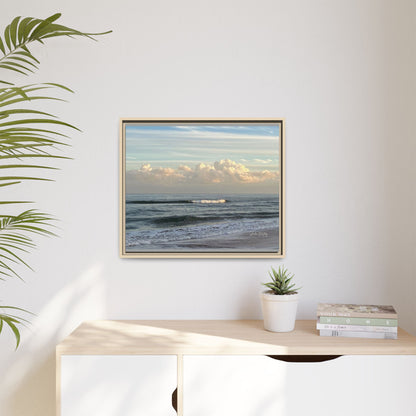 Ocean - Matte Canvas, Framed (Natural)