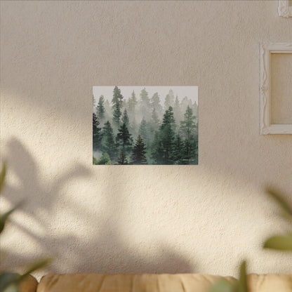 Forest Trees, Matte Canvas, Stretched, 0.75"