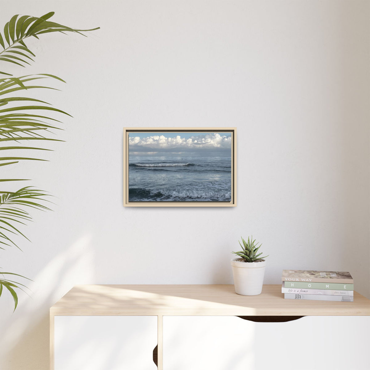 Ocean - Matte Canvas, Framed (Natural)