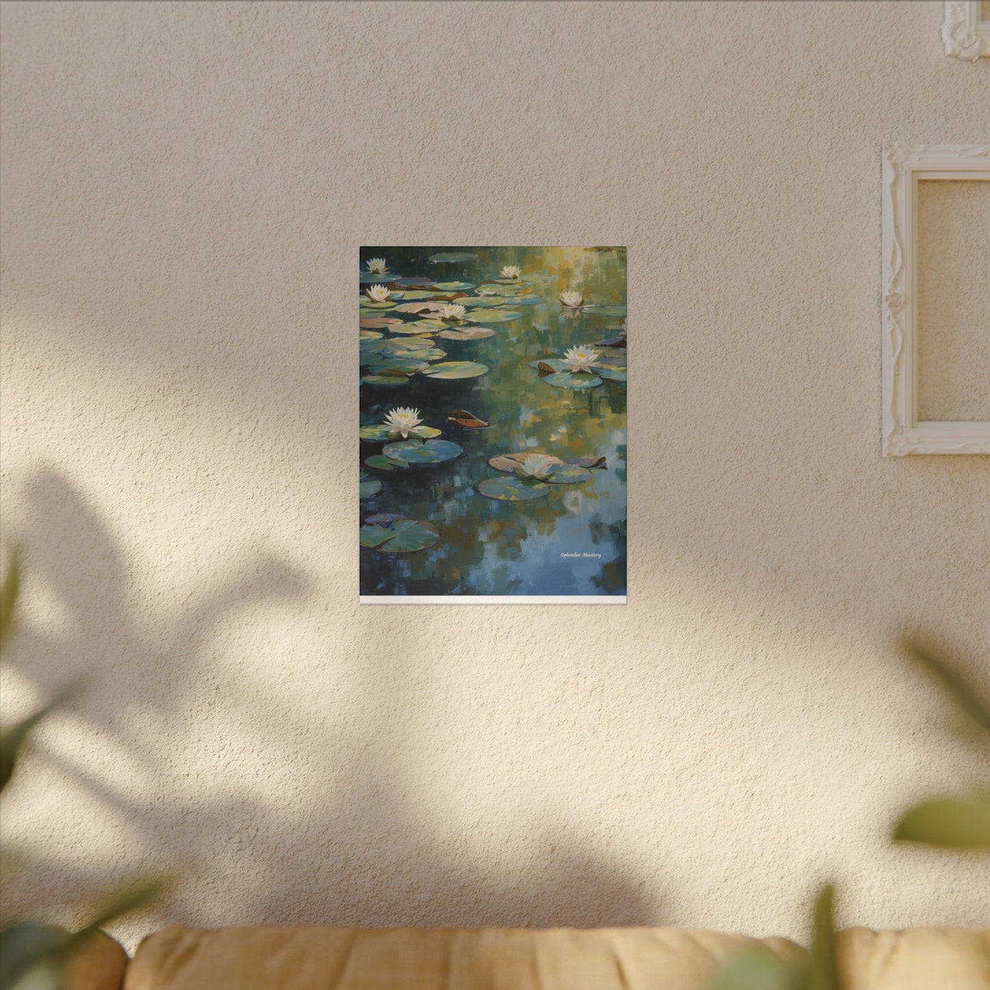 Water Lilies, Matte Canvas, Stretched, 0.75"