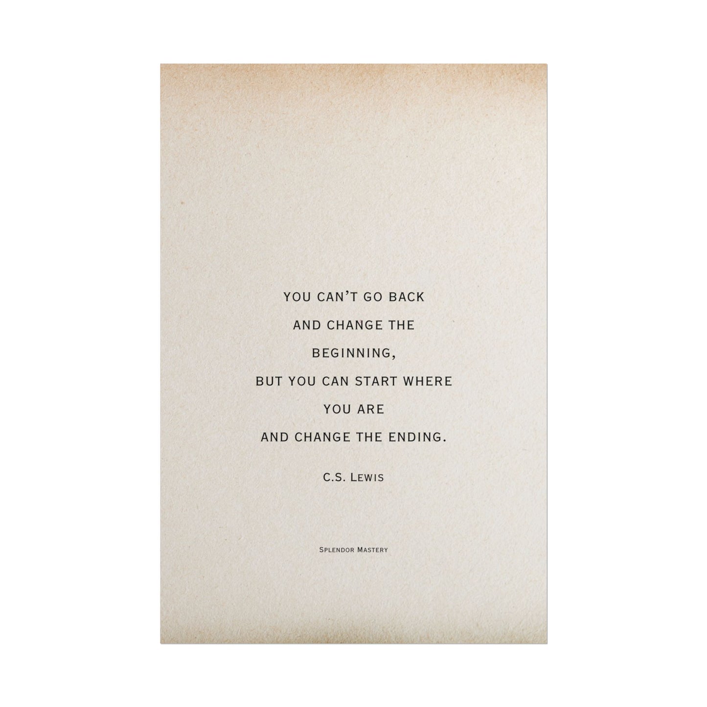 C.S. Lewis Quote, Poster