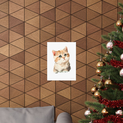 Kitten, Matte Vertical Poster