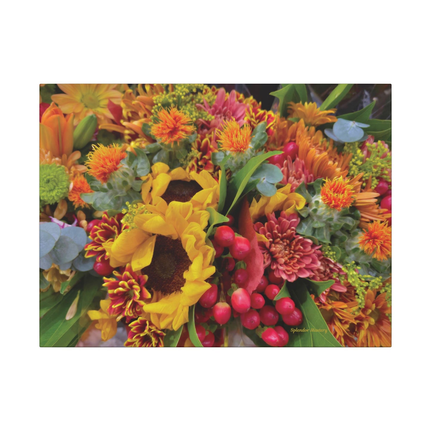 Floral, Matte Canvas, Stretched, 0.75"