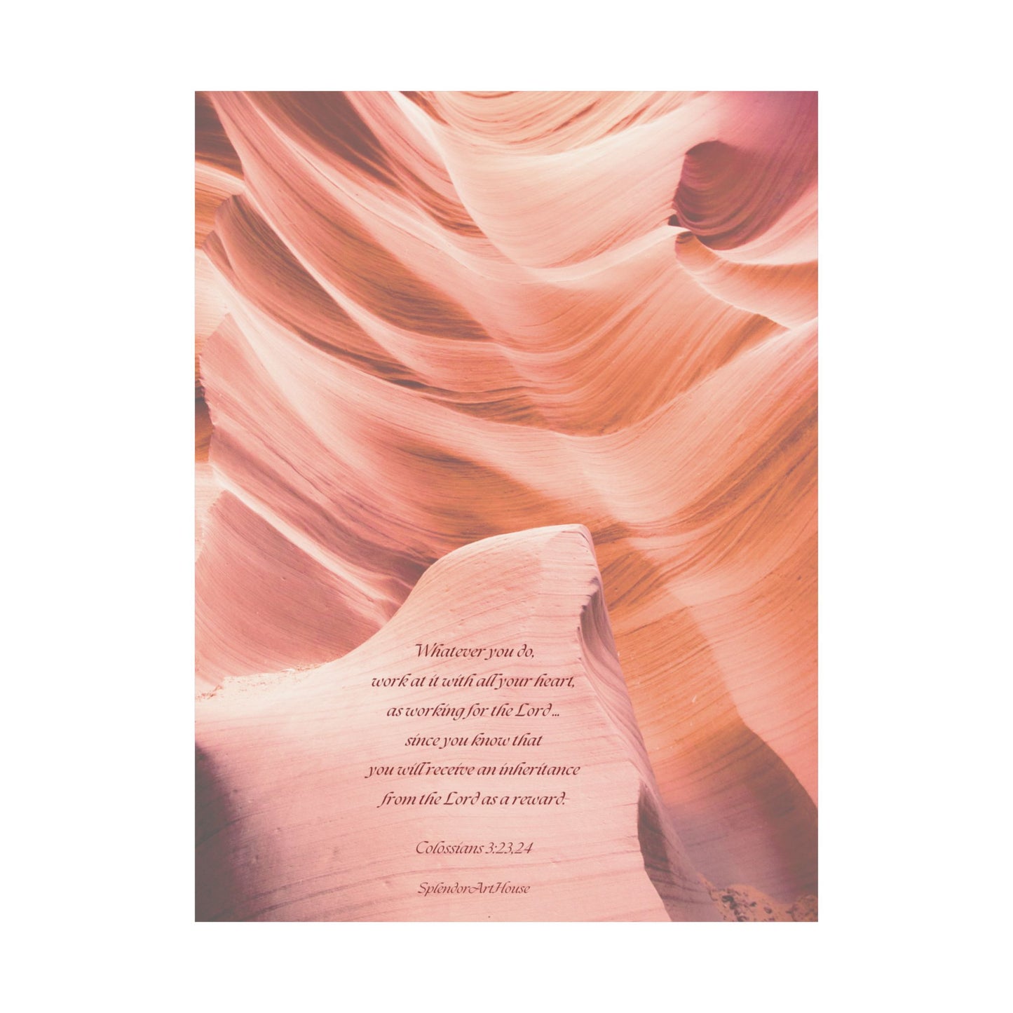Inspirational, Matte Vertical Poster