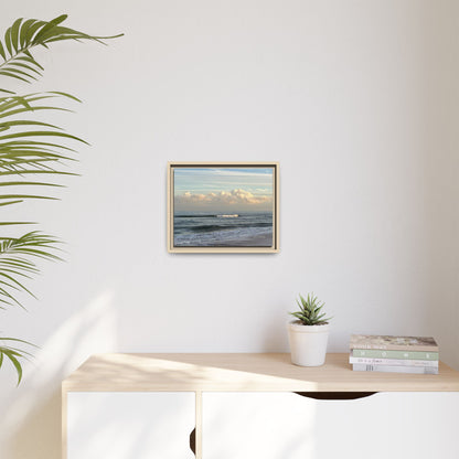 Ocean - Matte Canvas, Framed (Natural)