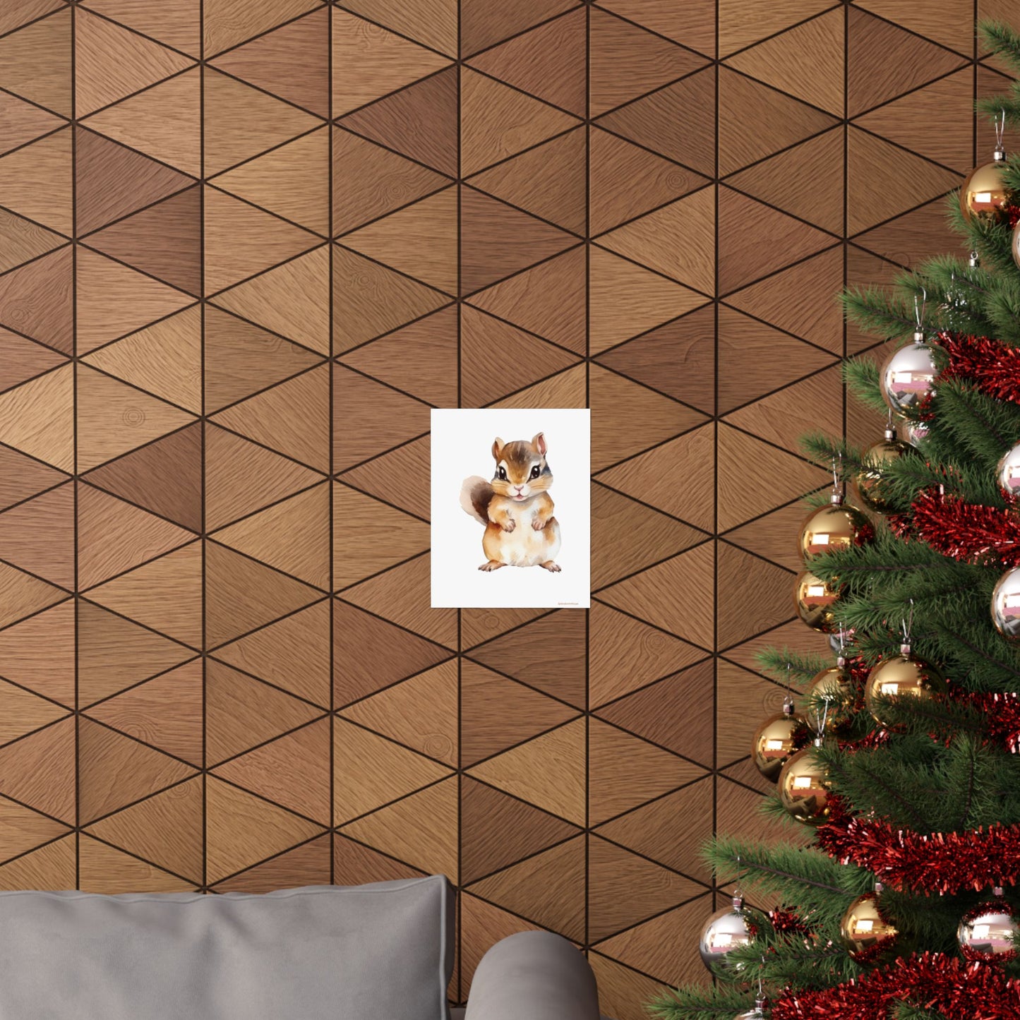 Chipmunk, Matte Vertical Poster