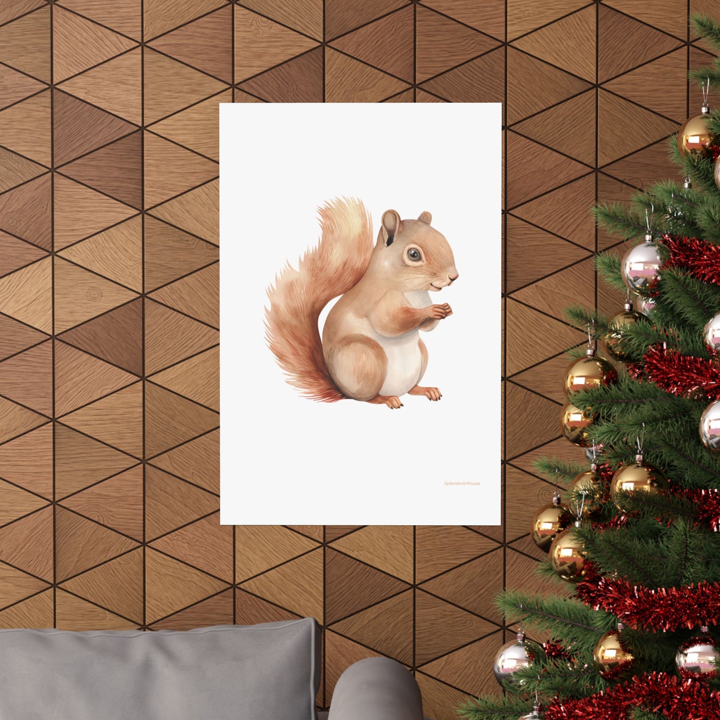 Squirrel, Matte Vertical Poster