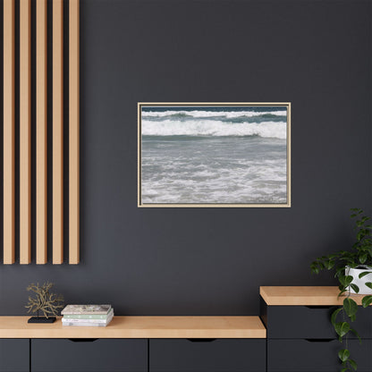 Ocean - Matte Canvas, Framed, Natural