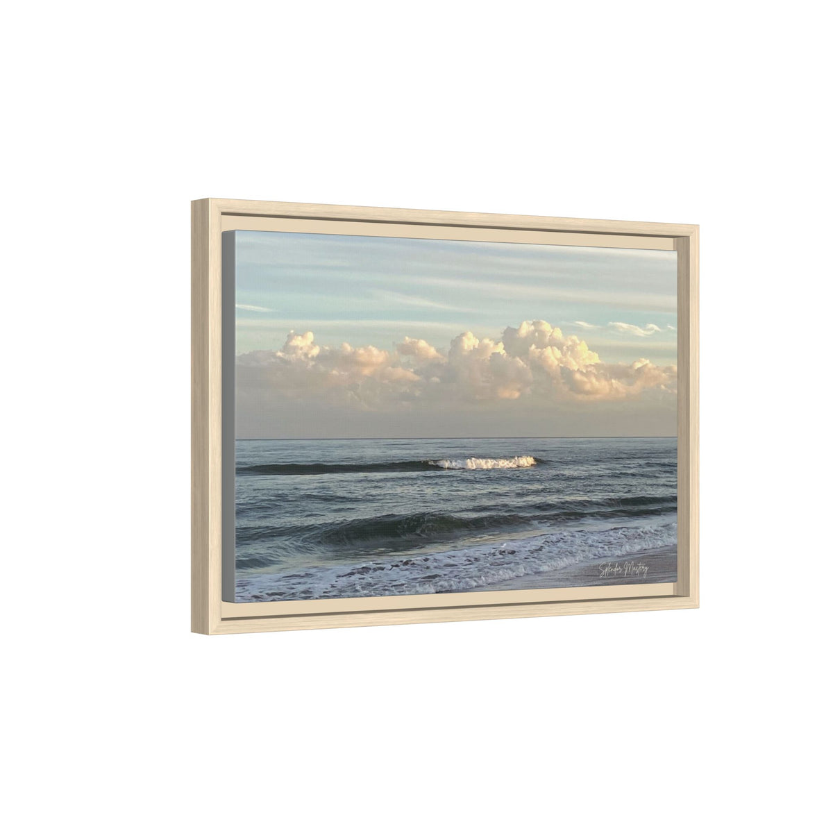 Ocean - Matte Canvas, Framed (Natural)