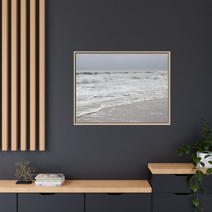 Ocean - Matte Canvas, Framed (Natural)