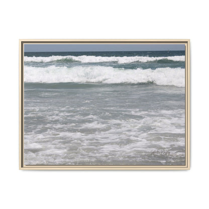 Ocean - Matte Canvas, Framed, Natural