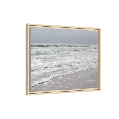 Ocean - Matte Canvas, Framed (Natural)