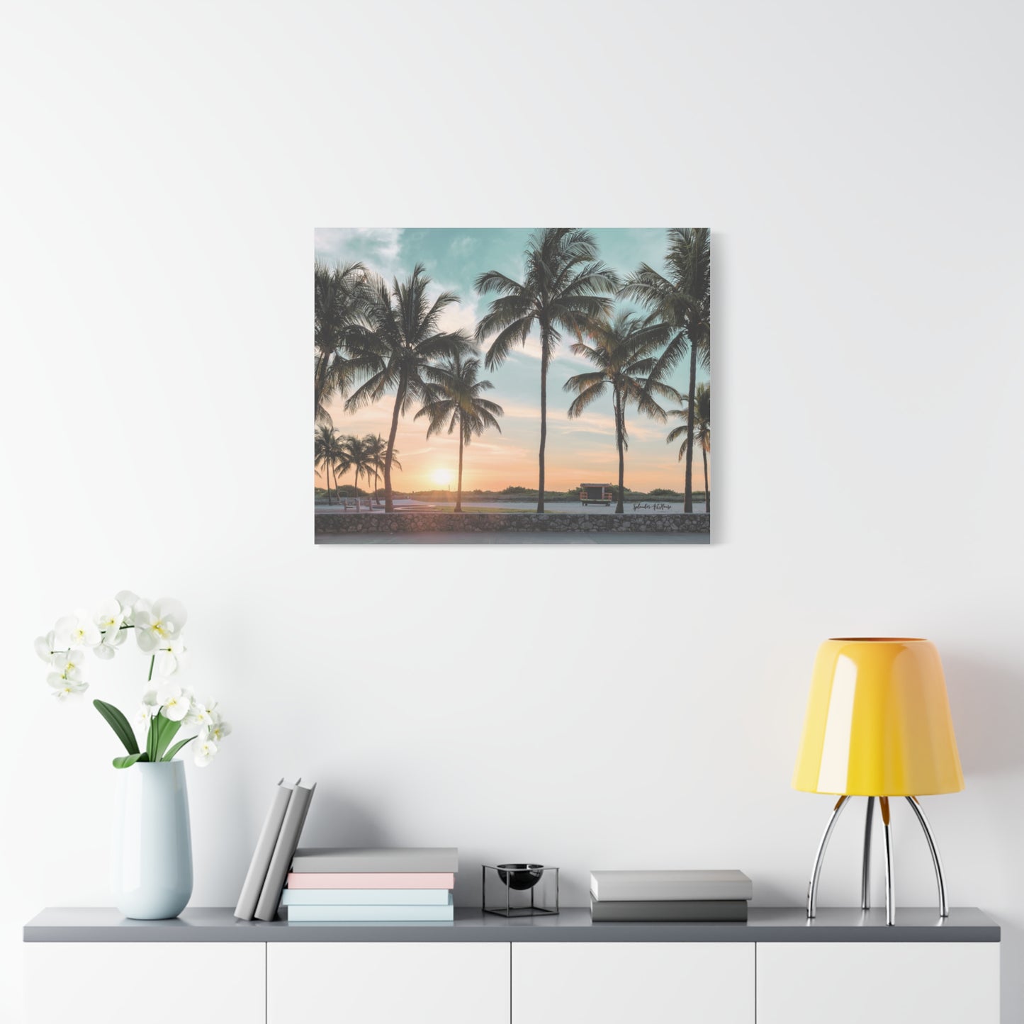 Palm Trees, Matte Canvas, Stretched, 1.25"