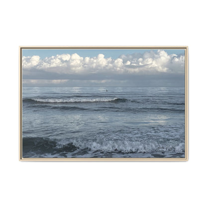 Ocean - Matte Canvas, Framed (Natural)